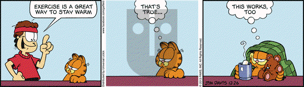 Garfield on Thursday December 26, 2013 Comic Strip