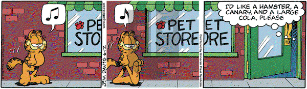 Garfield - Friday June 12, 2009 Comic Strip