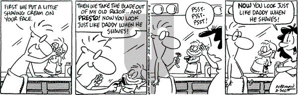 Baby Blues on Saturday April 8, 1995 Comic Strip