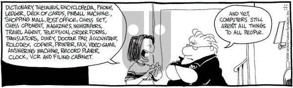 The Buckets on Monday November 13, 2006 Comic Strip