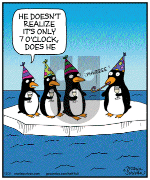 Half Full on Wednesday December 31, 2014 Comic Strip