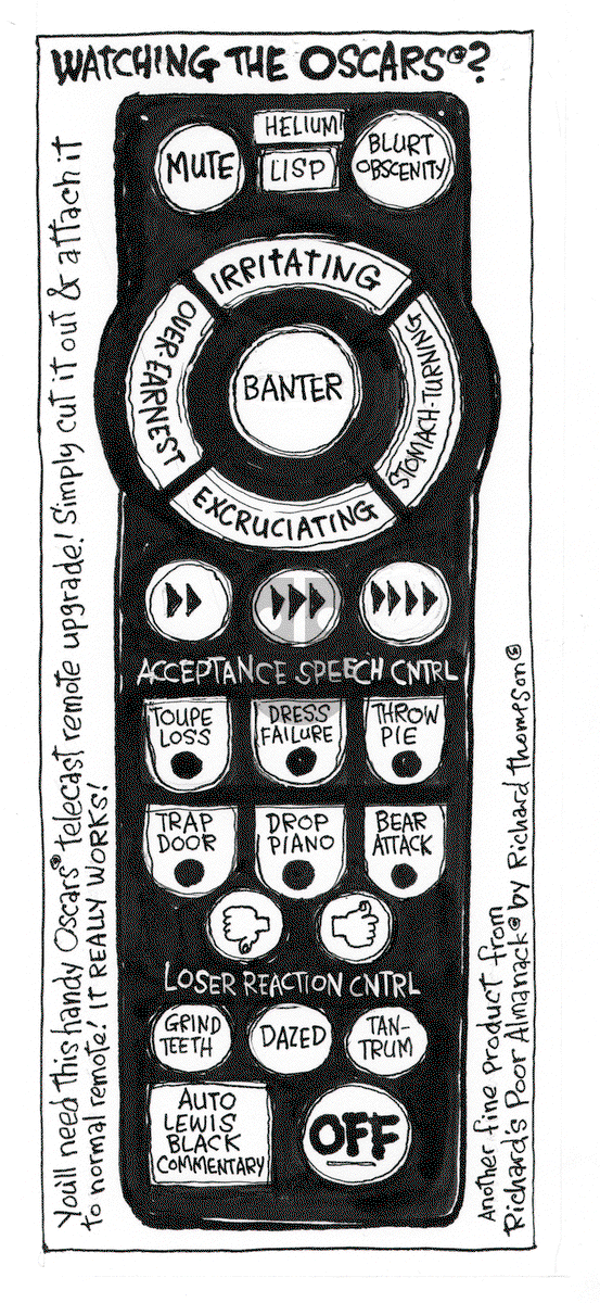 Richard's Poor Almanac on Friday February 20, 2015 Comic Strip