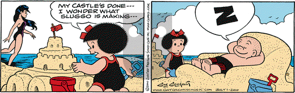 Nancy on Thursday July 1, 2010 Comic Strip