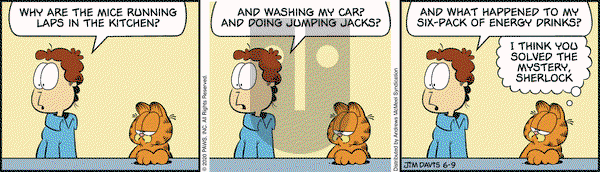Garfield on Tuesday June 9, 2020 Comic Strip
