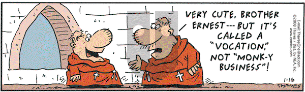 Frank and Ernest on Wednesday January 16, 2008 Comic Strip