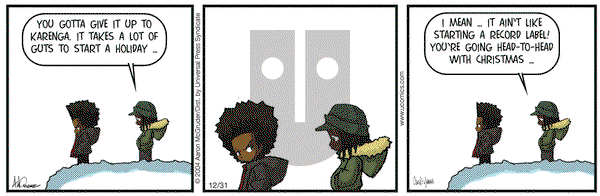 The Boondocks on Friday December 31, 2004 Comic Strip