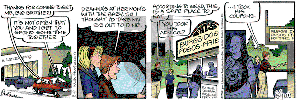 For Better or For Worse on Saturday August 9, 2003 Comic Strip