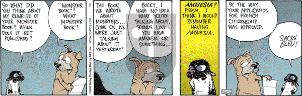 Get Fuzzy on Saturday March 8, 2008 Comic Strip