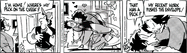 Rose is Rose on Monday January 4, 1999 Comic Strip