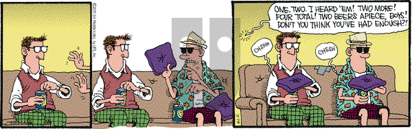 Monty on Wednesday April 6, 2011 Comic Strip