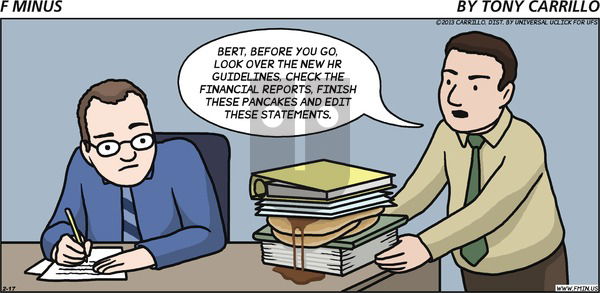 F Minus on Sunday February 17, 2013 Comic Strip
