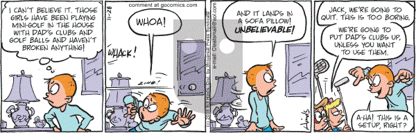 Cleats - Friday November 28, 2008 Comic Strip