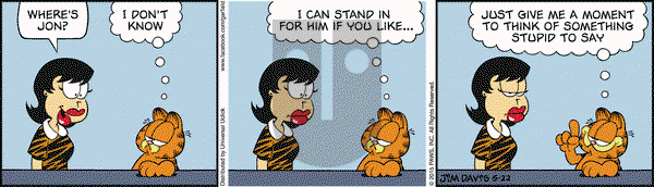 Garfield on Friday May 22, 2015 Comic Strip