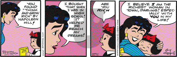 Nancy on Saturday April 26, 2014 Comic Strip