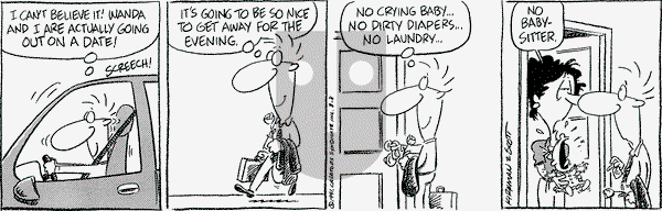 Baby Blues on Thursday August 8, 1991 Comic Strip