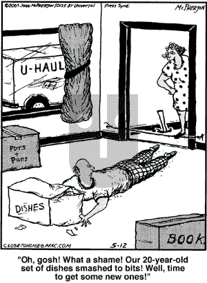 Close to Home on Thursday May 12, 2005 Comic Strip