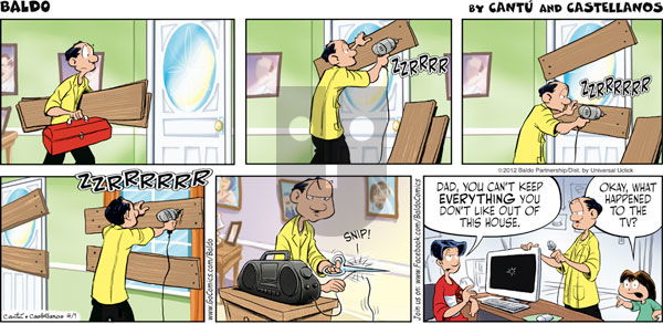 Baldo on Sunday April 1, 2012 Comic Strip