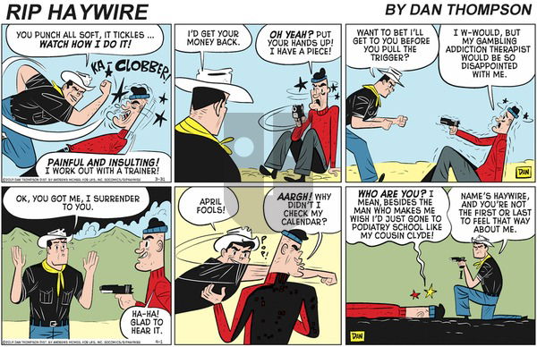 Rip Haywire on Sunday June 14, 2020 Comic Strip