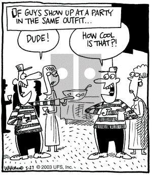 Reality Check on Tuesday May 27, 2003 Comic Strip