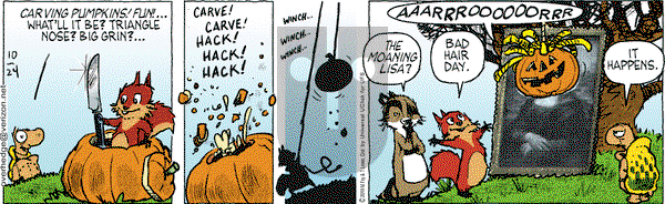 Over the Hedge on Monday October 24, 2016 Comic Strip