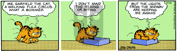 Garfield on Tuesday October 21, 1980 Comic Strip