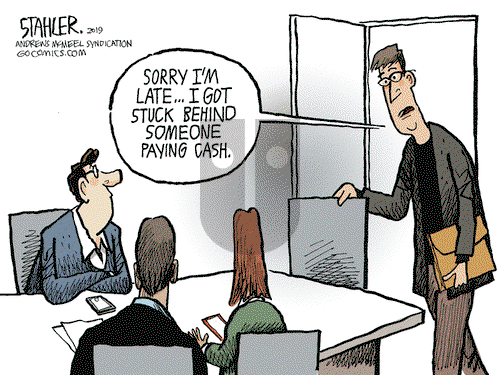 Jeff Stahler on Thursday February 14, 2019 Comic Strip