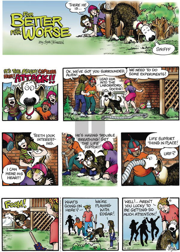 For Better or For Worse on Sunday April 25, 1999 Comic Strip