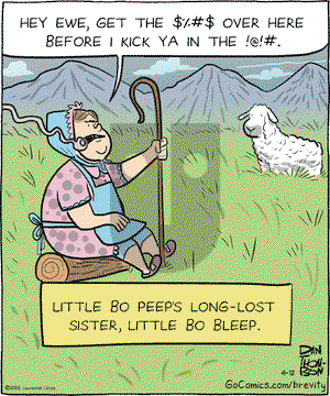 Brevity on Friday April 12, 2013 Comic Strip
