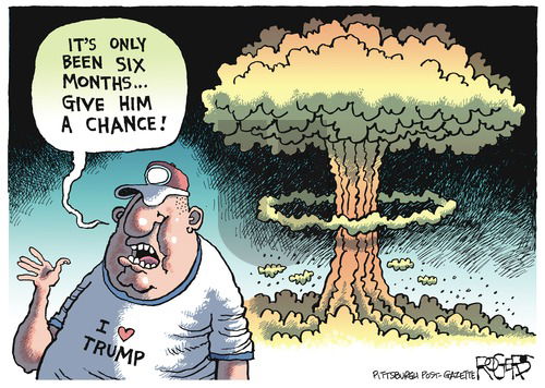 Rob Rogers on Sunday August 13, 2017 Comic Strip