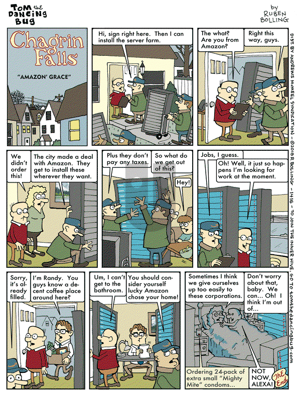 Tom the Dancing Bug on Friday December 7, 2018 Comic Strip