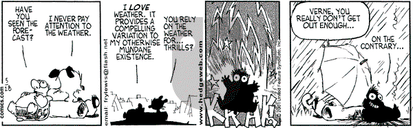 Over the Hedge on Monday May 28, 2001 Comic Strip