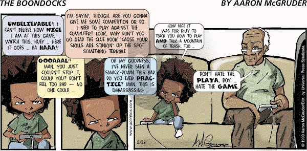 The Boondocks on Sunday December 29, 2013 Comic Strip