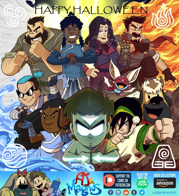 AJ and Magnus on Sunday October 25, 2020 Comic Strip