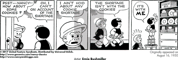 Nancy Classics on Wednesday August 16, 2017 Comic Strip