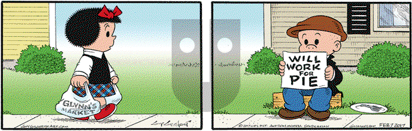 Nancy on Tuesday February 7, 2017 Comic Strip