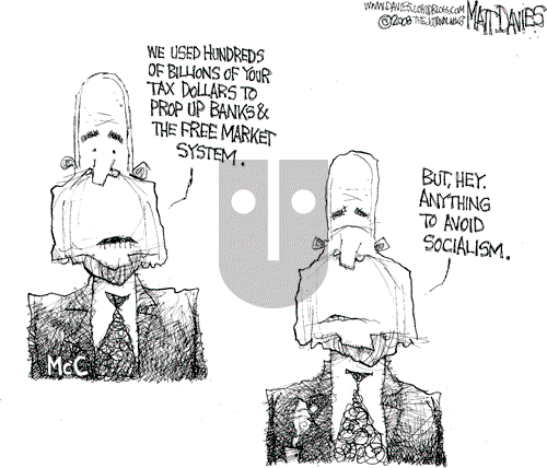 Matt Davies on Wednesday October 22, 2008 Comic Strip