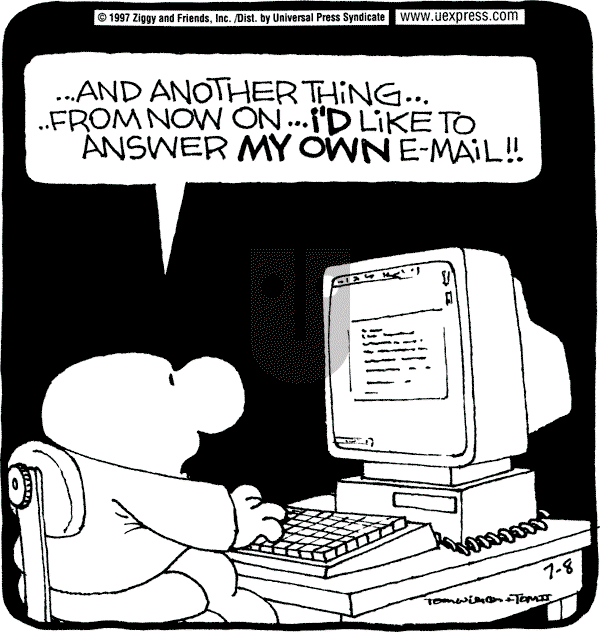 Ziggy - Tuesday July 8, 1997 Comic Strip