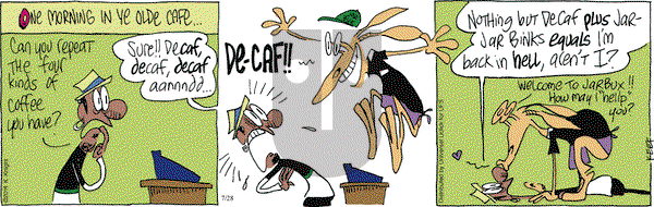 The Knight Life on Monday July 28, 2014 Comic Strip