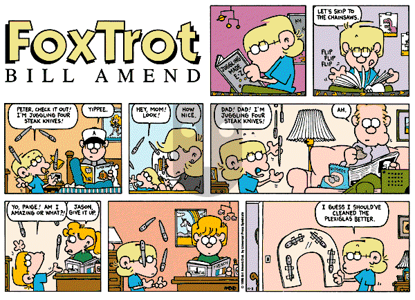 FoxTrot on Wednesday November 13, 1996 Comic Strip