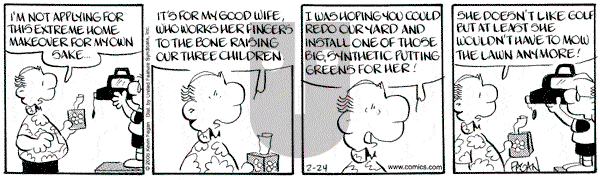Drabble on Thursday February 24, 2005 Comic Strip