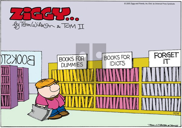 Ziggy on Sunday December 18, 2005 Comic Strip