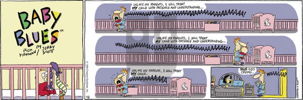 Baby Blues on Sunday February 18, 1990 Comic Strip