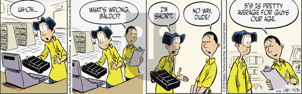 Baldo on Tuesday April 5, 2016 Comic Strip