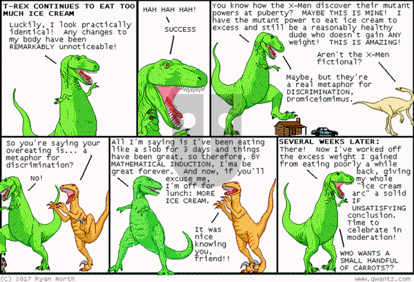Dinosaur Comics - Wednesday August 28, 2024 Comic Strip