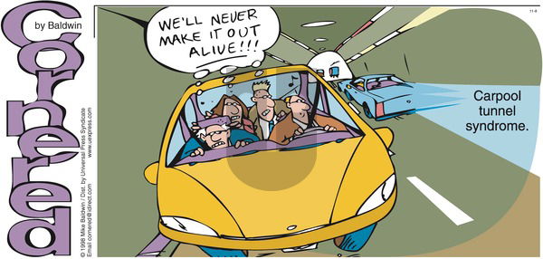 Cornered on Sunday November 8, 1998 Comic Strip