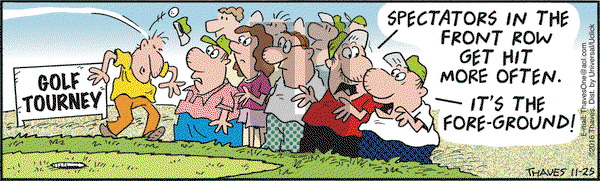 Frank and Ernest on Friday November 25, 2016 Comic Strip