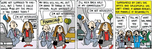 Cathy Classics - Thursday July 26, 2012 Comic Strip