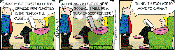 The Born Loser on Thursday February 3, 2011 Comic Strip