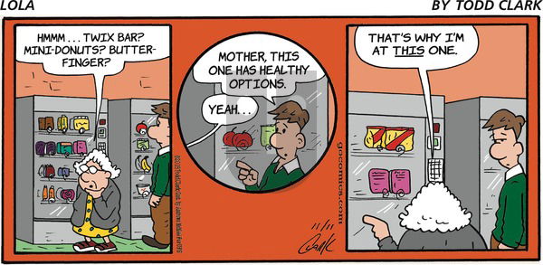 Lola on Sunday November 11, 2018 Comic Strip