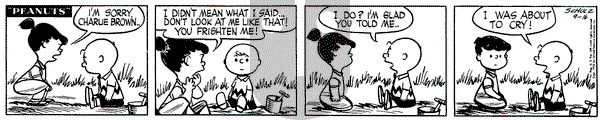 Peanuts on Wednesday September 16, 1953 Comic Strip